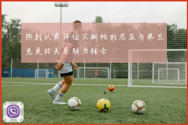 热刺认真评估买断帕利尼亚与弗兰克良好关系助力转会